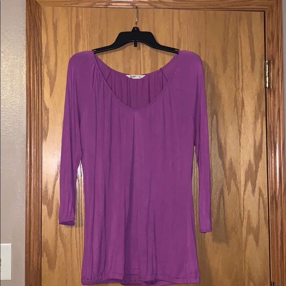 Old Navy Purple 3/4 Long Sleeve
